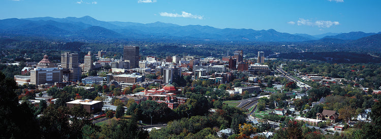 Asheville, NC a la luz del día Lienzo
