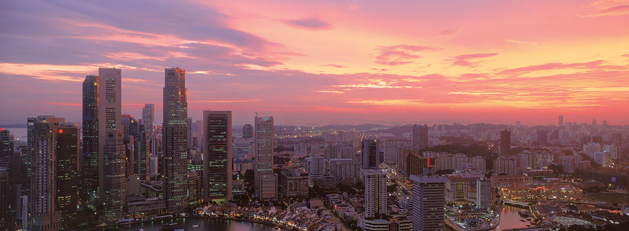 Sunset In Singapore