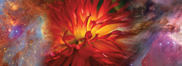 Hubble Galaxy in Abstract