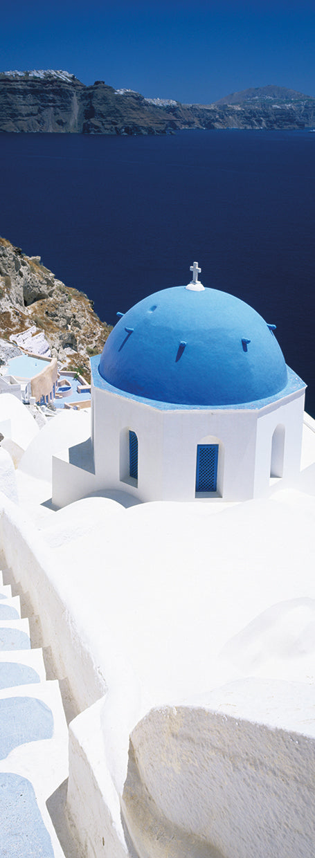 Blue Domed Greek Church