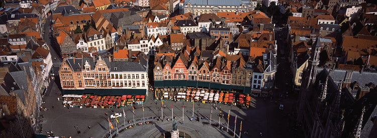 Marktplatz in Flanders, Belgium