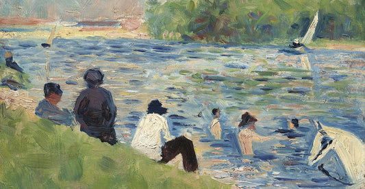 Bathers (Study For Bathers At Asnières ) (1883-1884)