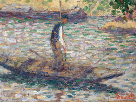 A Fisherman (Ca. 1884) Canvas Print