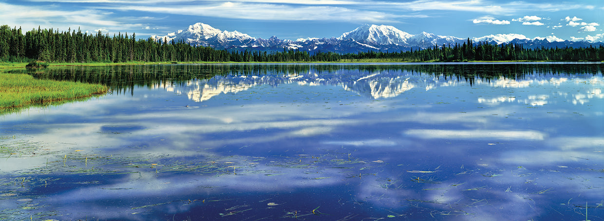 Reflexiones de la cordillera de Alaska Lienzo