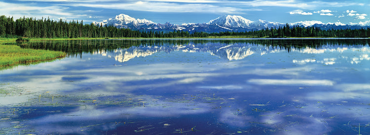 Reflexiones de la cordillera de Alaska Lienzo