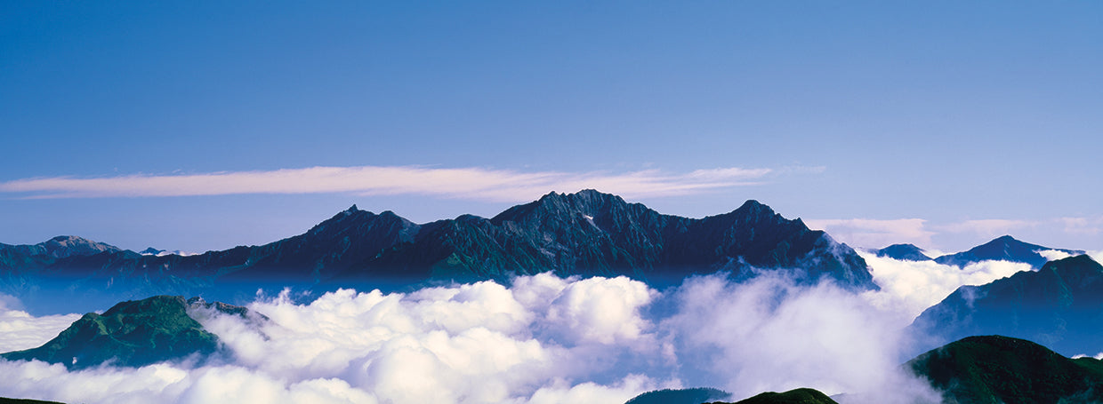 Nubes de la montaña Hodaka Lienzo