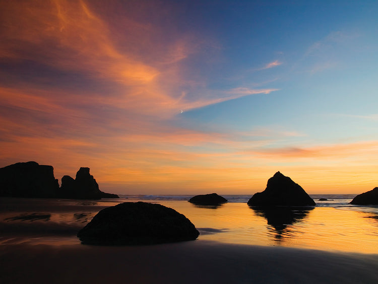 Sunset Bandon Beach