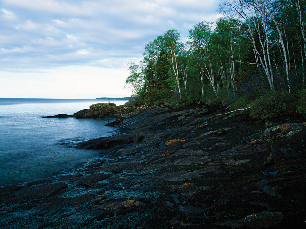 Costa del lago superior Lienzo