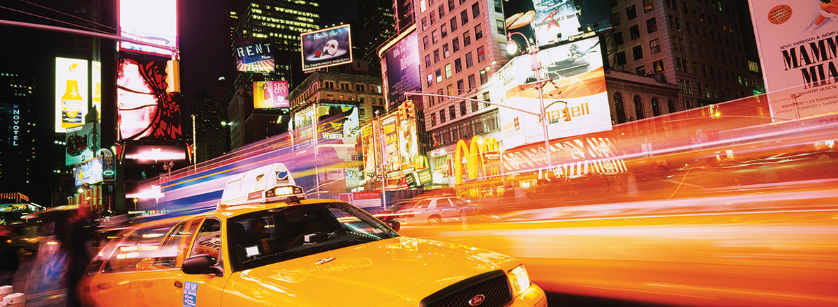 Taxi in Times Square