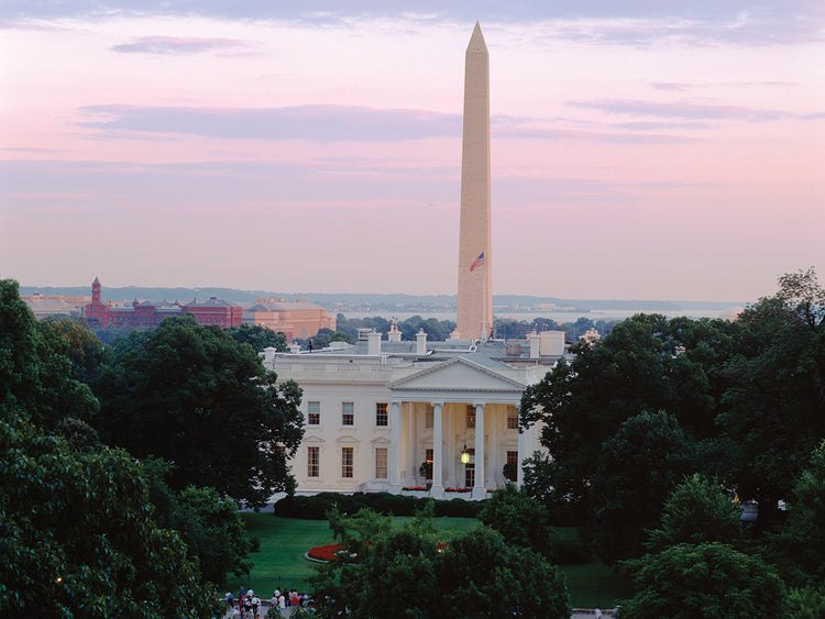 Washington Landmarks at Dusk