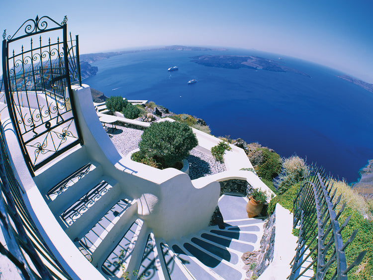 Pasos de Santorini Lienzo