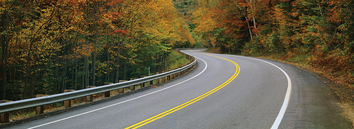 Winding Road in New Hampshire