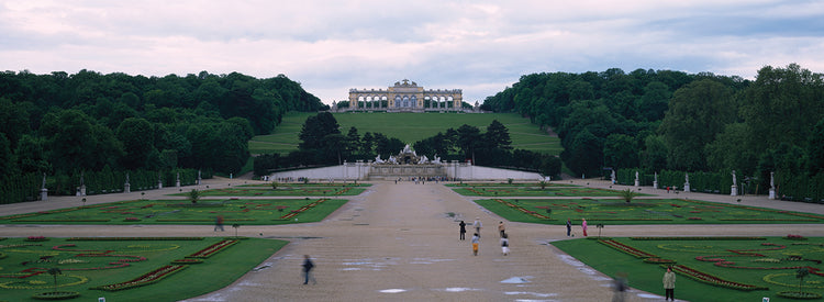 Jardín del palacio de Schonbrunn Lienzo