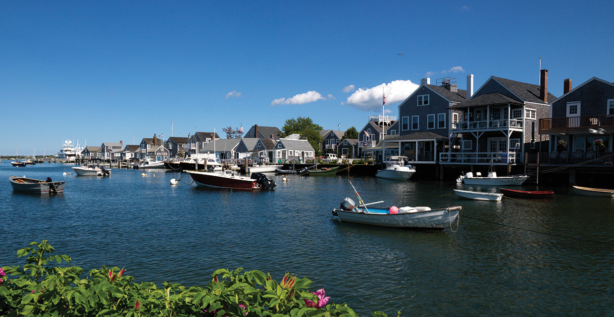 Barcos del puerto de Nantucket Lienzo