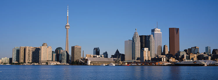 Rascacielos de Toronto en el paseo marítimo Lienzo