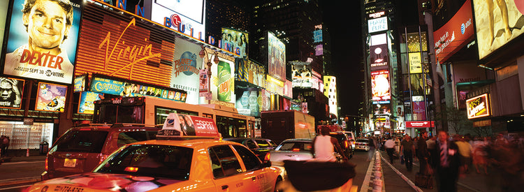 Broadway en la noche Lienzo