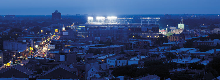 Volando sobre Wrigley Field Lienzo