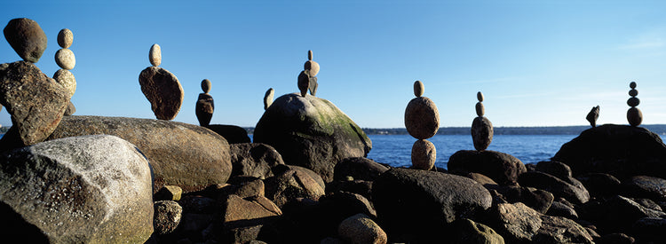 Stacked Rocks in Stanley Park