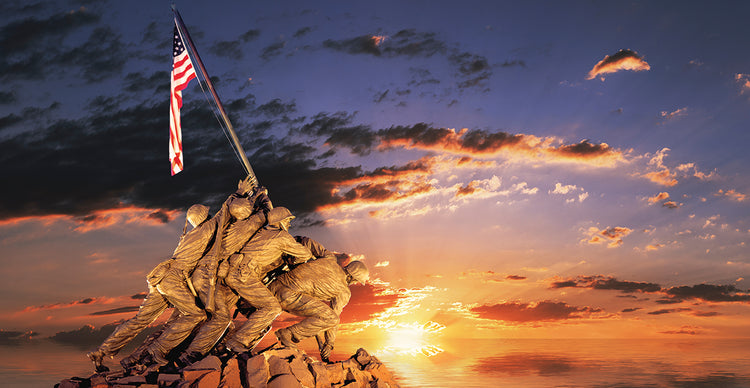 Iwo Jima Memorial at Sunrise
