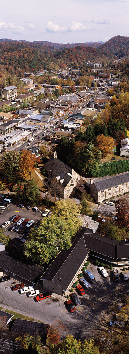 Flying over Gatlinburg