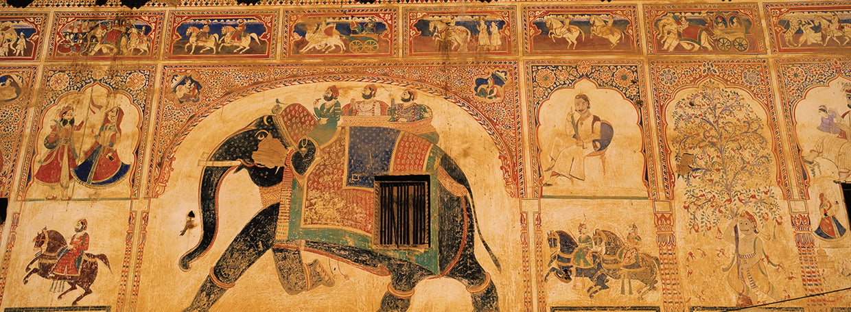 Mural in Rajasthan, India