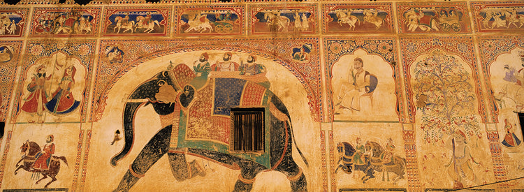 Mural in Rajasthan, India