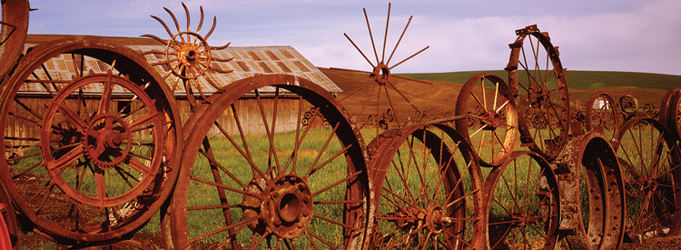 Fence Made of Wheels