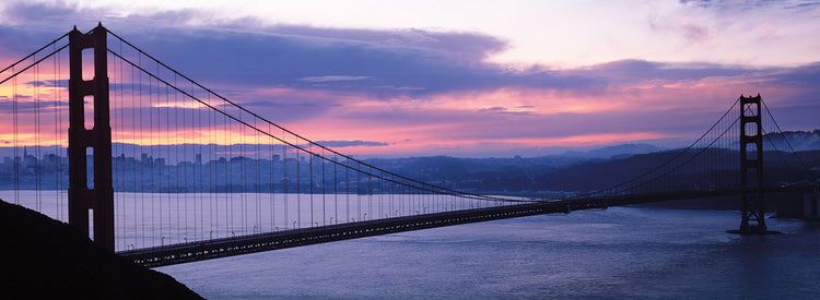 Pink and Purple Golden Gate