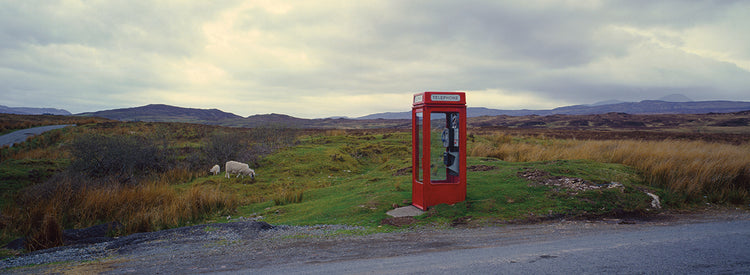 Scotland Roadside Telephone Booth