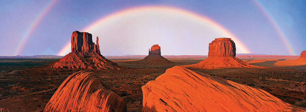 Arco iris doble, Monument Valley Lienzo