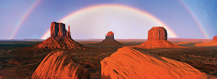 Arco iris doble, Monument Valley Lienzo