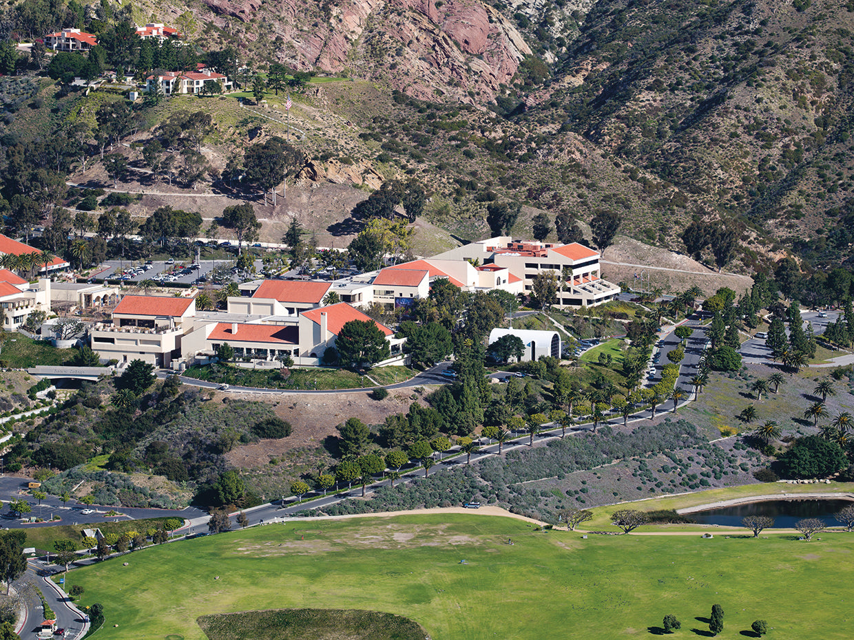 Universidad de Pepperdine en una colina Lienzo