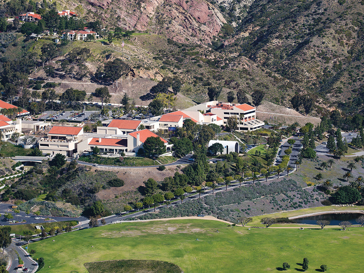 Universidad de Pepperdine en una colina Lienzo