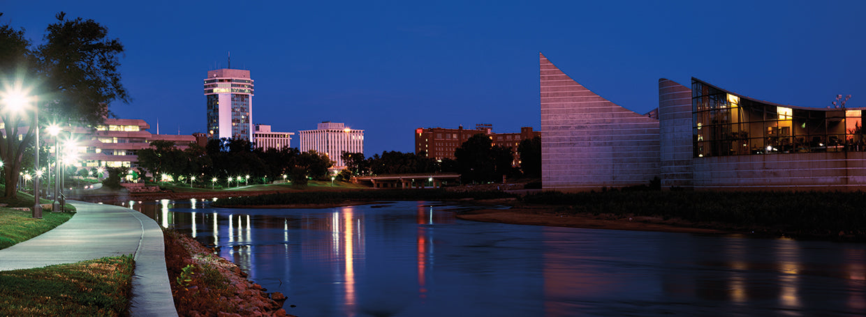 Downtown Wichita at Sunset