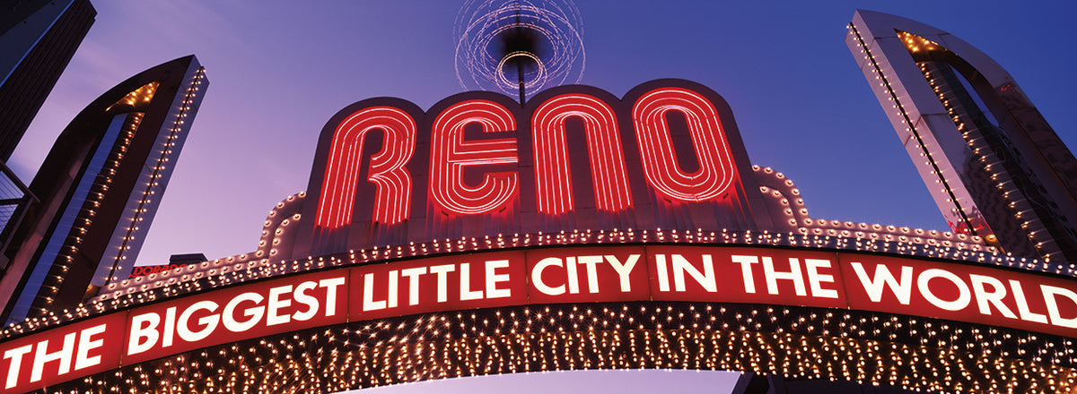 Reno Arch at Dusk