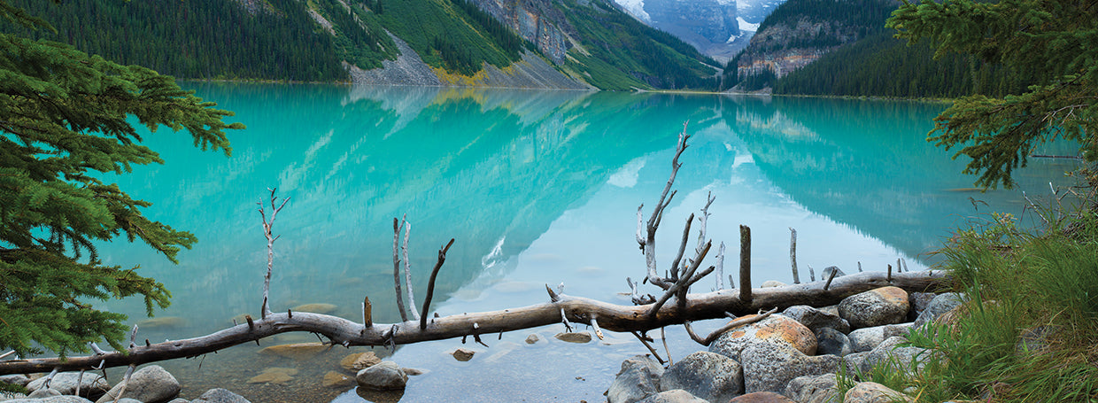Lake with Canadian Rockies