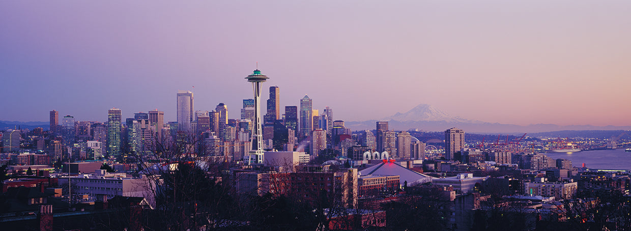 Seattle al amanecer Lienzo