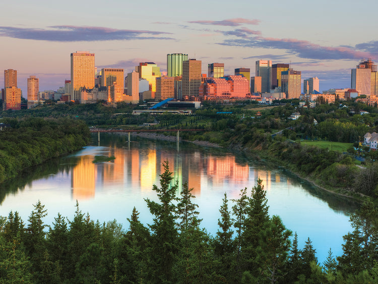 Río Saskatchewan del norte Lienzo