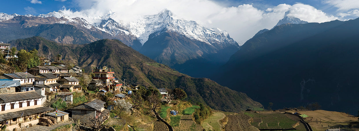 Houses in the Himalayas