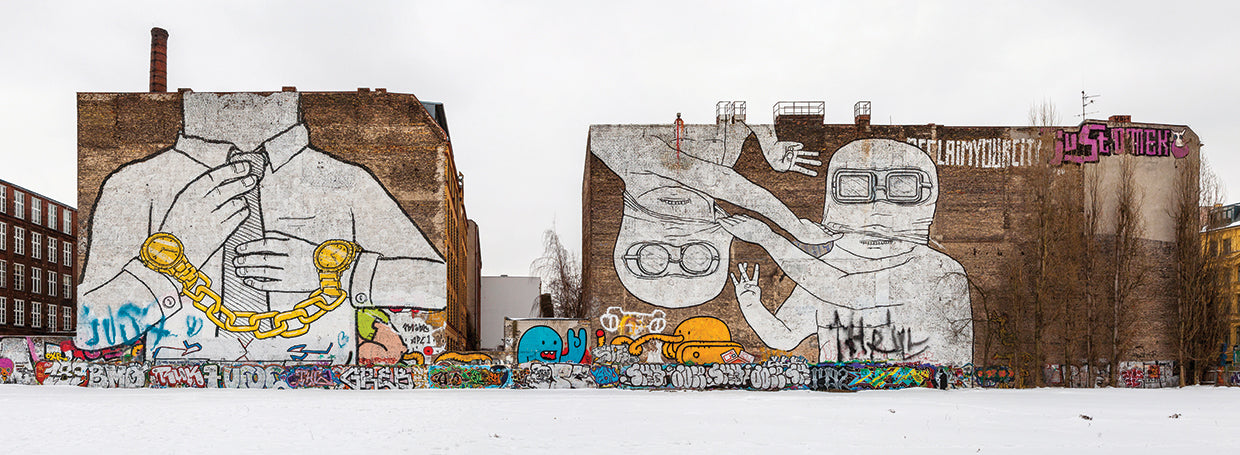 Graffiti en Berlín Lienzo