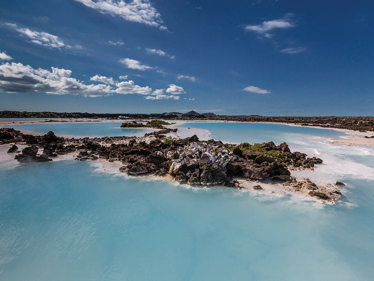 Depósitos de sílice en Islandia Lienzo