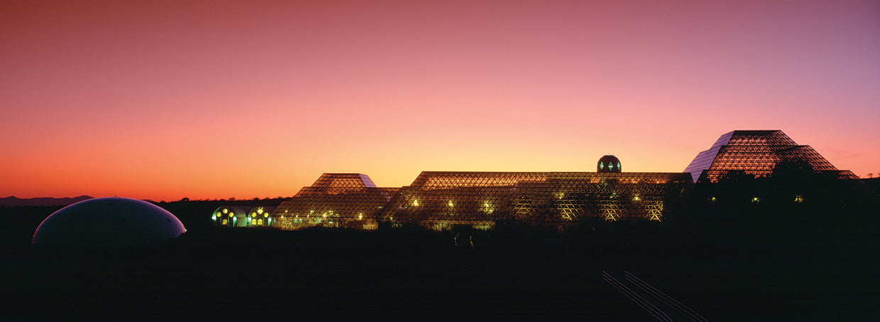 Biosphere 2 at Sunset