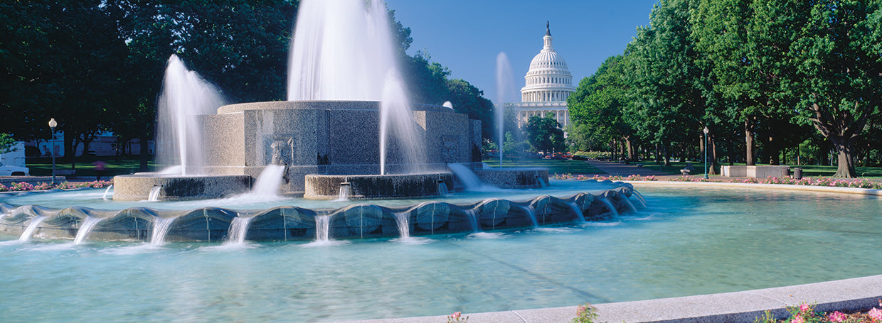 Fuente en el Capitolio de los Estados Unidos Lienzo
