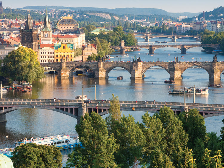 Puentes sobre Praga Lienzo