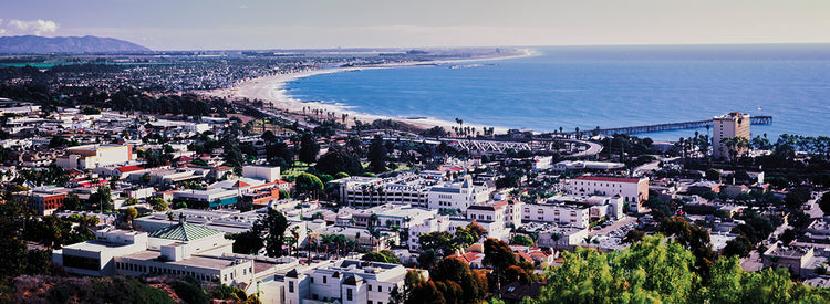 Frente al mar en Ventura, California Lienzo