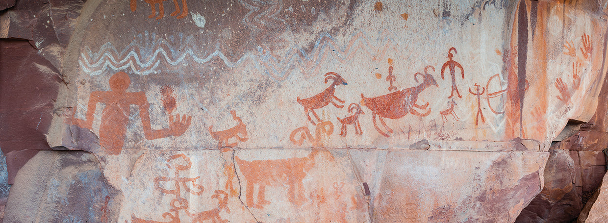Petroglifos en las ruinas de Palatki Lienzo