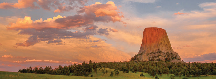 Devil's Tower at Sunset