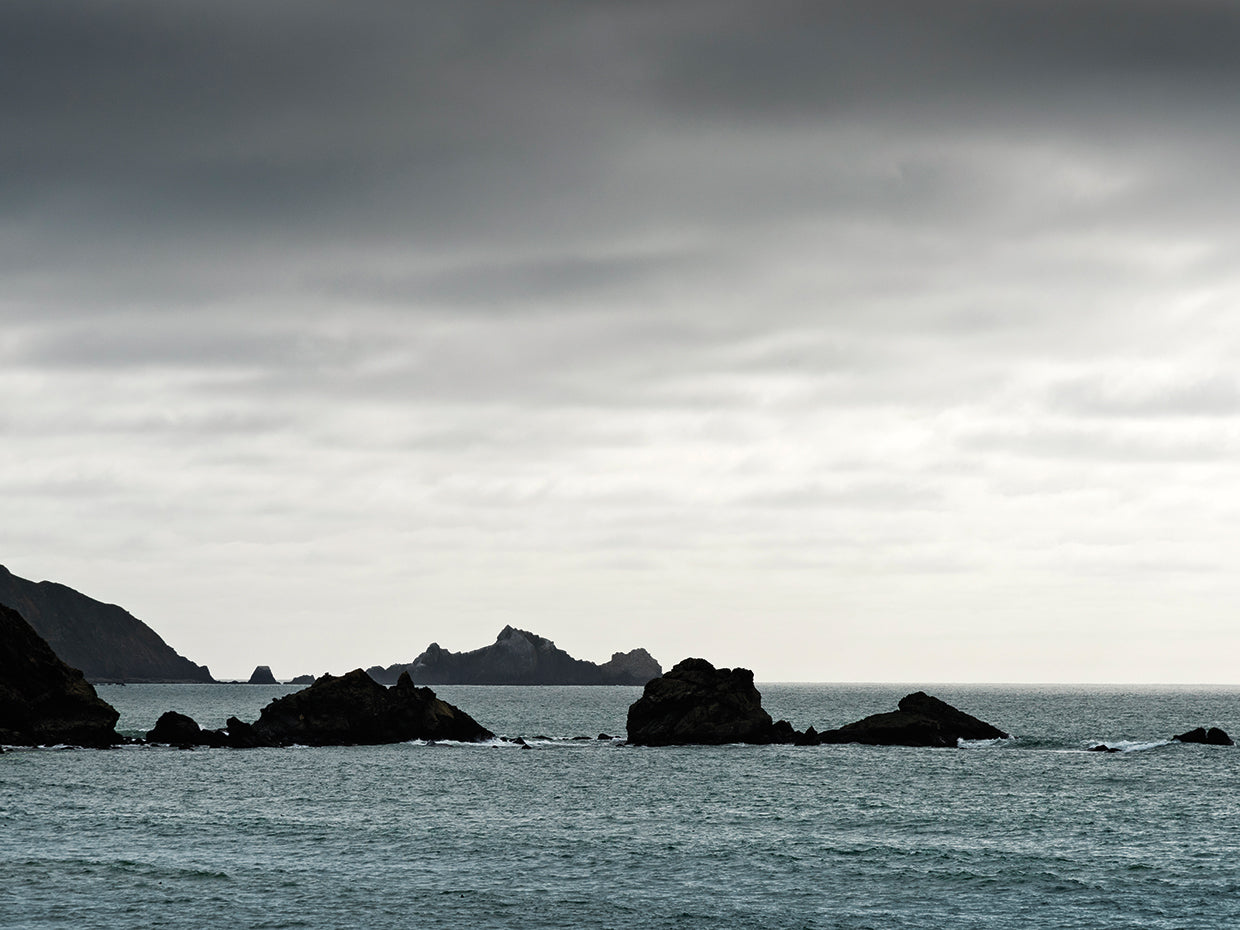 Rocks in Pacific Ocean
