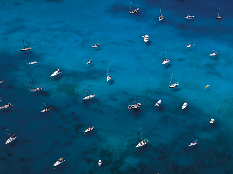 Sailboats in Saint Barthelemy