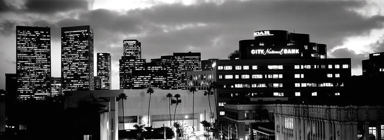 Century City en la noche Lienzo